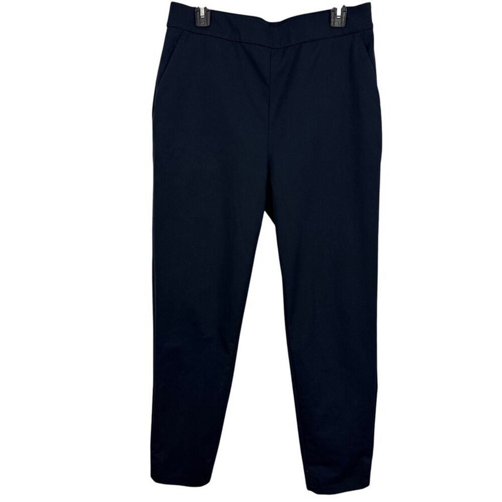 Ministry of Supply Kinetic Womens Navy Drawstring Pull On Pants Joggers sz 12